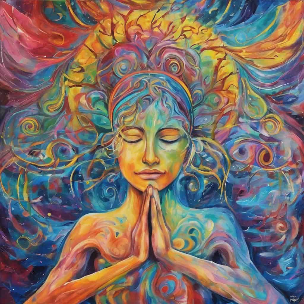 Ανθρώπινη προσευχή και συγκέντρωση ευκαιρίες επιτυχίας.